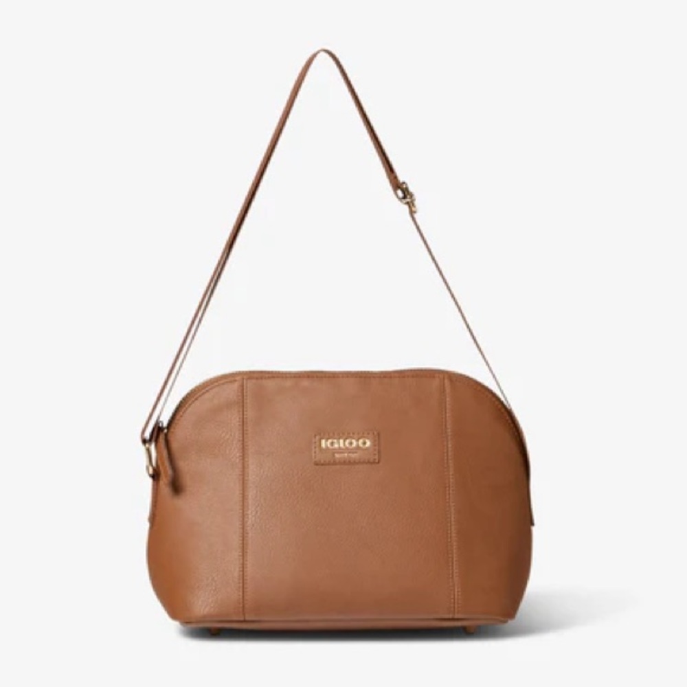 Igloo Luxe Crossbody Cooler Bag Brown